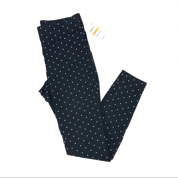 Maison Jules Pants - Maison Jules Black & White Polka Dot Skinny Pants